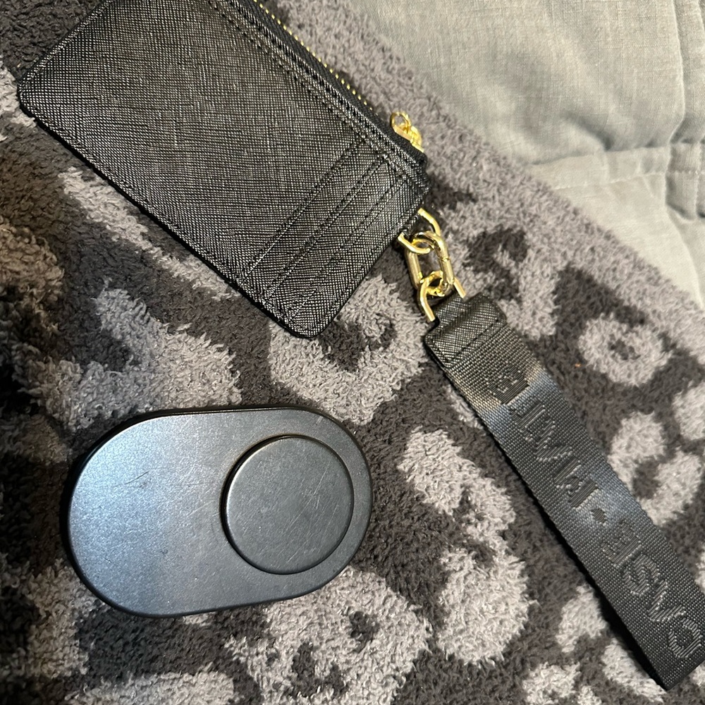 Case-Mate Black Card Holder with Strap